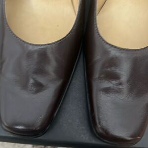 Brown Leather Pump. Size 8